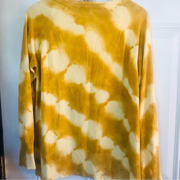 Revolves Marled Mustard Yellow Tye Dye woman Size L - Picture 5 of 5